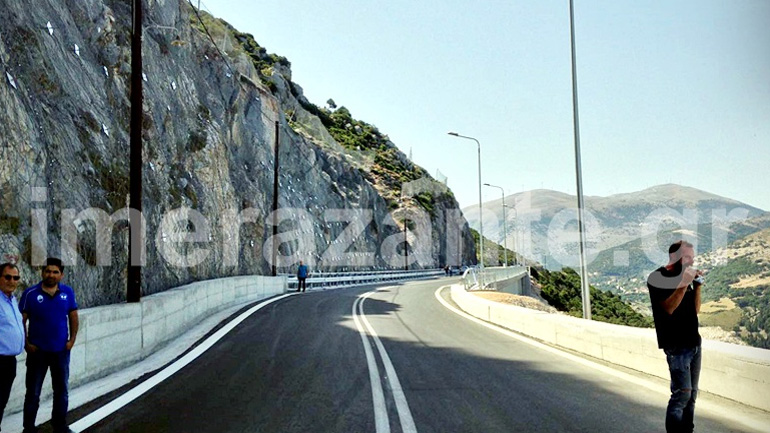 Εγκαινιάστηκε η γέφυρα του Χάρακα Κεφαλονιάς