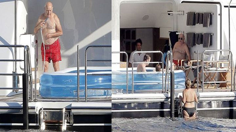 O μεγιστάνας Mr Zara με το πλωτό παλάτι του στο St Tropez