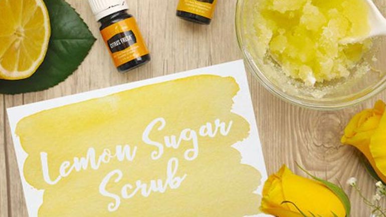 Φτιάξε το δικό σου scrub σώματος με λεμόνι!
