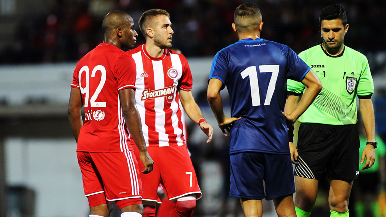 Φιλική ήττα για τον Ολυμπιακό από τον Πανιώνιο