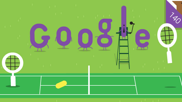 Τουρνουά τένις Γουίμπλεντον: Αφιερωμένο το doodle της Google στα 140 χρόνια του θεσμού!