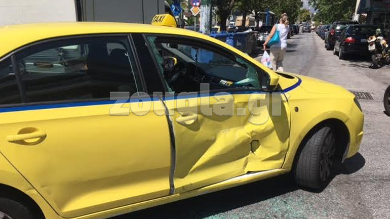 Τροχαίο ατύχημα στον Χολαργό – Τζιπ έχασε τον έλεγχο και χτύπησε ταξί