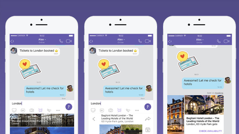 Η Viber λανσάρει μια μοναδική εμπειρία ανταλλαγής περιεχομένου με τις «επεκτάσεις συνομιλίας» (Chat Extensions)