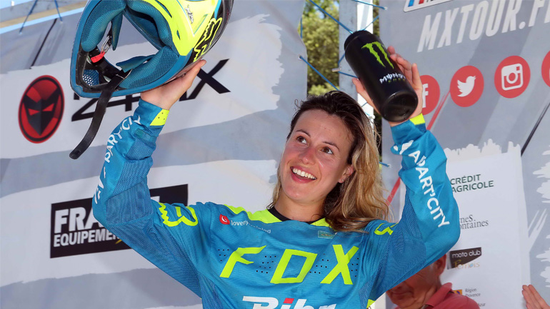 Livia Lancelot: Μια σκληρή πρωταθλήτρια motocross
