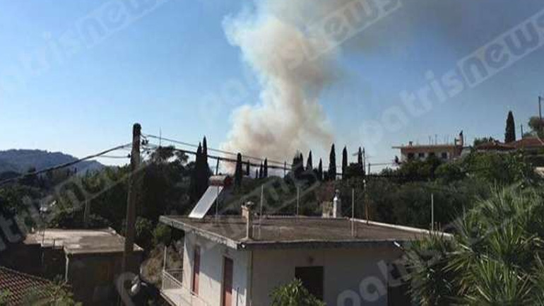 Φωτιά σε δασική έκταση στην Αλφειούσα