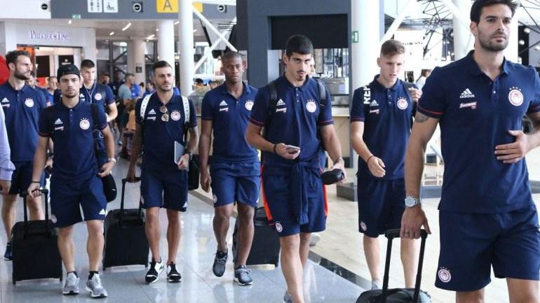 ‘Εφτασε στο Βέλγιο ο Ολυμπιακός