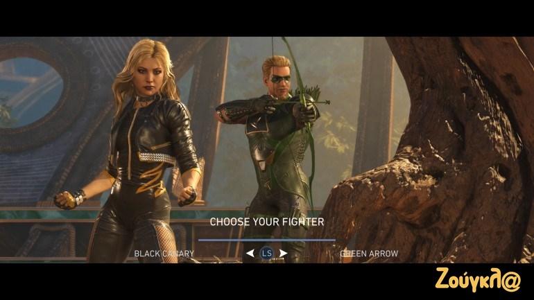 Σε μερικά κεφάλαια της ιστορίας μπορείτε να επιλέξετε χαρακτήρα