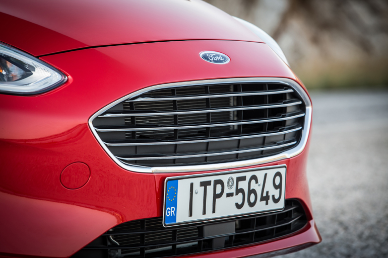 Η εμπρός μάσκα του νέου Fiesta