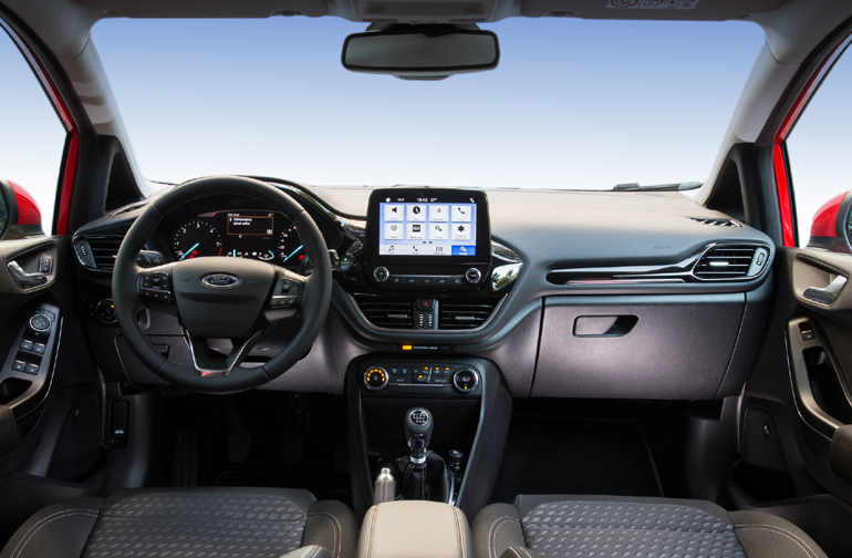 Η καμπίνα του νέου Fiesta έχει υψηλή ποιότητα κατασκευής