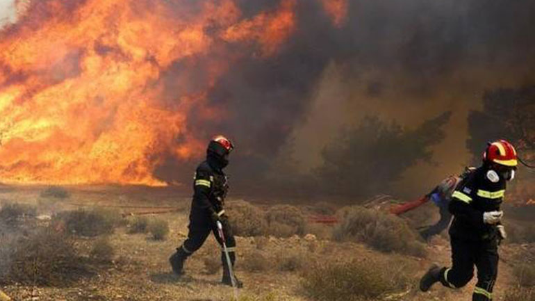 Φωτιά στο Θορικό Λαυρίου