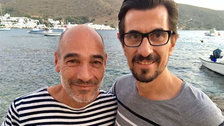 O πρωταγωνιστής του «Απέραντου Γαλάζιου» Jean-Marc Barr στην Αμοργό