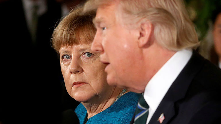 Συνάντηση Μέρκελ-Τραμπ ενόψει της G20