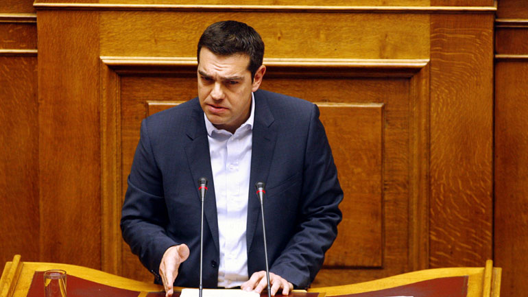 Ο Α. Τσίπρας ενημερώνει τη Βουλή για το Κυπριακό