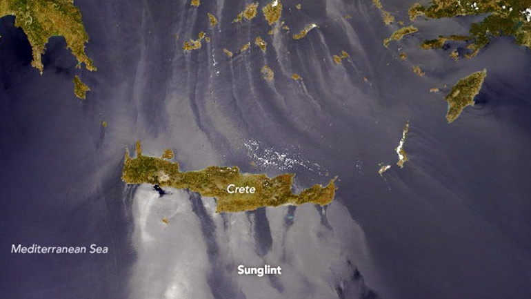 Η NASA κατέγραψε το μοναδικό φαινόμενο Sunlight στο Αιγαίο