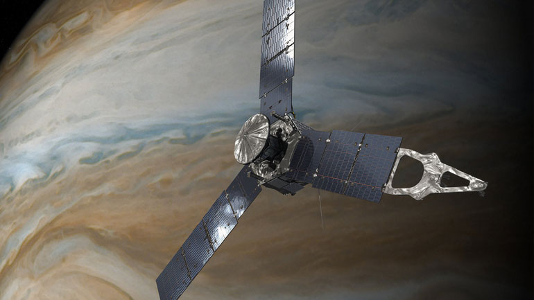 Το Juno της ΝΑSA έστειλε φωτογραφίες από τον Δία