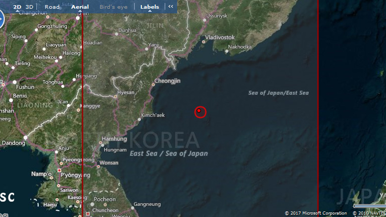 Σεισμός 5,8R στη θάλασσα της Ιαπωνίας