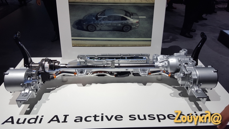 Η νέα ανάρτηση που έχει τοποθετηθεί στο νέο Α8 απλώς κάνει υπερβολικά άνετη τη ζωή των επιβατών