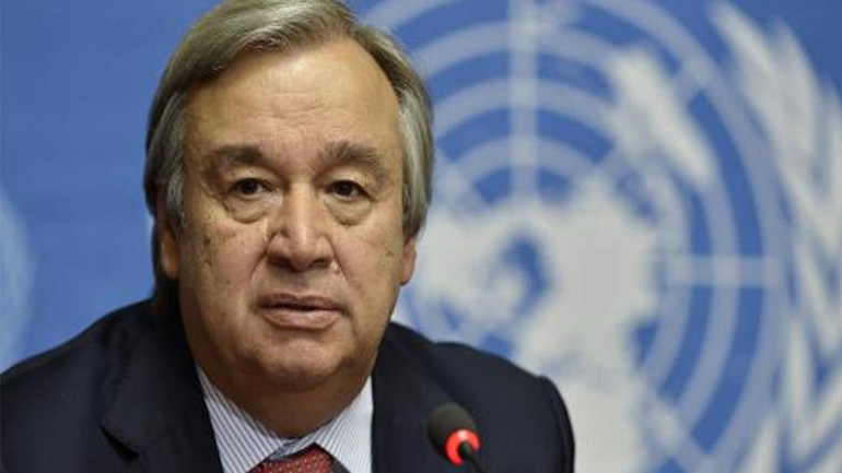 Τη θλίψη του για τον θάνατο του Σιαομπό εκφράζει ο Γκουτέρες