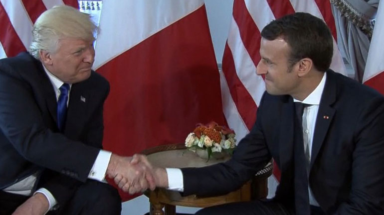 H συμβολική επίσκεψη του Ντόναλντ Τραμπ στο Παρίσι