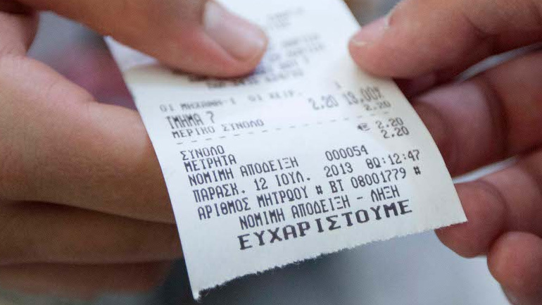 Συνεχίζονται οι έλεγχοι για την έκδοση αποδείξεων από τα συνεργεία της ΑΑΔΕ