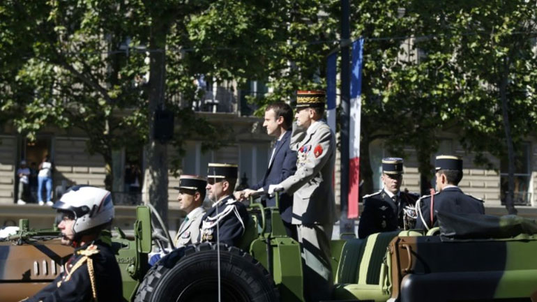 Παρίσι: Ολοκληρώθηκε η στρατιωτική παρέλαση για την ημέρα της Βαστίλης