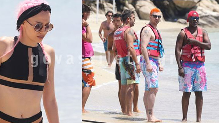 Κολάζει το νησί των ανέμων η τραγουδίστρια των Vegas! Κολάζει το νησί των ανέμων η τραγουδίστρια των Vegas!