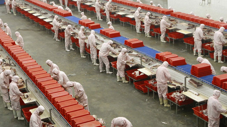 Κίνα: Ετήσια αύξηση 6,9% κατέγραψε η βιομηχανική παραγωγή κατά το πρώτο εξάμηνο του 2017