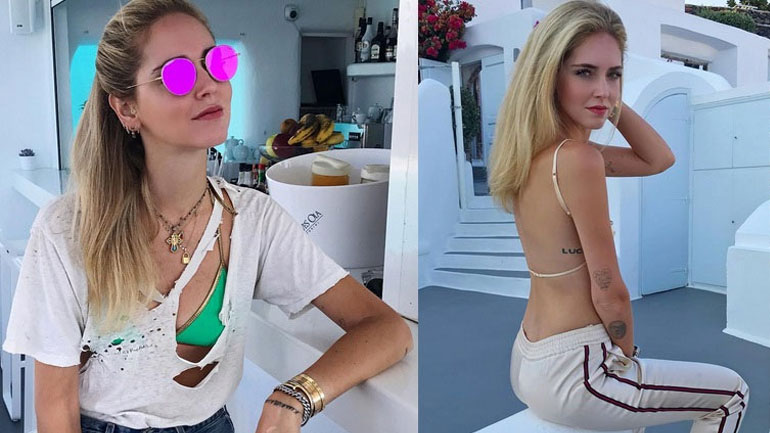 Μαγεμένη από τη Σαντορίνη η Chiara Ferragni! Νέες φωτογραφίες από το ταξίδι της στην Ελλάδα