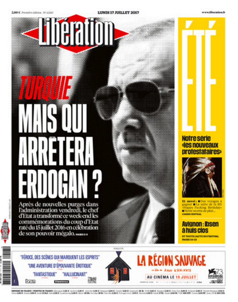 Το εξώφυλλο της εφημερίδας