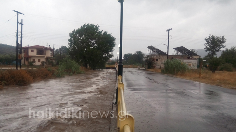 Θεομηνία στη Σιθωνία Χαλκιδικής – Κηρύχθηκε σε κατάσταση εκτάκτου ανάγκης