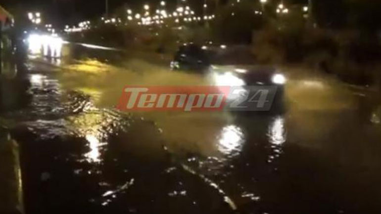 Πάτρα: H Ακτή Δυμαίων μετατράπηκε σε λίμνη