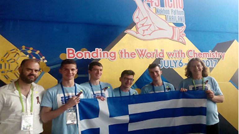 Δύο μετάλλια για την Ελλάδα στην 49η Διεθνή Ολυμπιάδα Χημείας