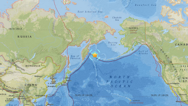 Ισχυρή σεισμική δόνηση 7,7R στον Ειρηνικό – Προειδοποίηση για τσουνάμι
