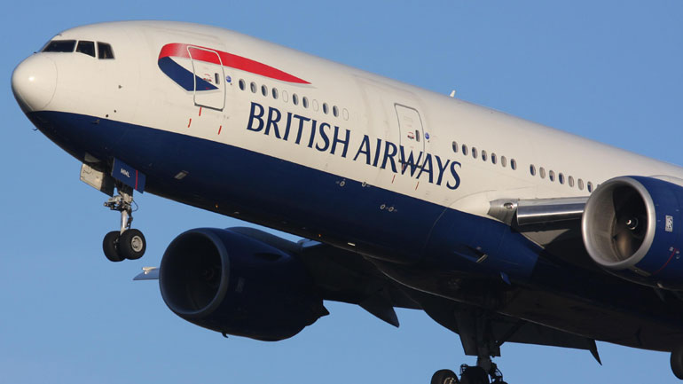Κεραυνός χτύπησε αεροσκάφος της British Airways πάνω από τη Σκιάθο