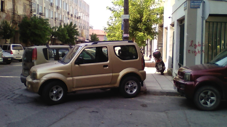 Στην Θεσσαλονίκη όπου βρεις… παρκάρεις