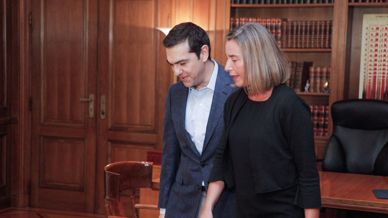 Μογκερίνι: Είμαι ευγνώμων για τον ρόλο της Ελλάδας στις διαπραγματεύσεις για το Κυπριακό