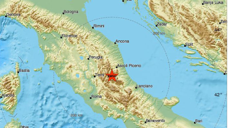 Σεισμός 4,2 Ρίχτερ κοντά στο Αματρίτσε