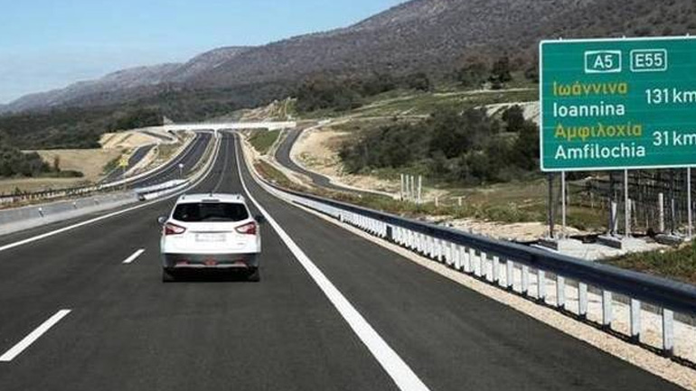 Την Τετάρτη παραδίδεται το τμήμα της Ιονίας Οδού από Αμφιλοχία μέχρι Άρτα