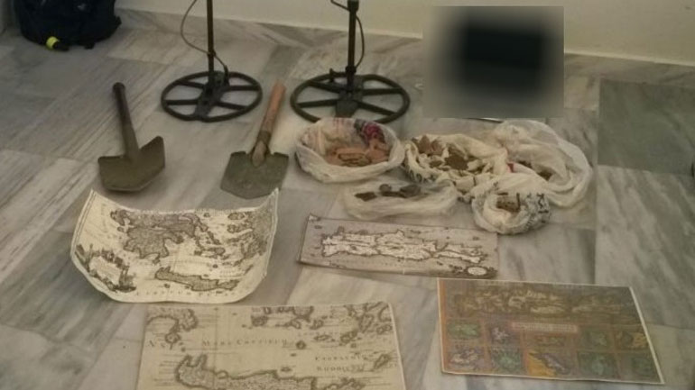 Κρήτη: Με χάρτες και εξοπλισμό έκαναν λαθρανασκαφή σε αρχαιολογικό χώρο