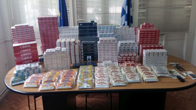 Θεσσαλονίκη: Συλλήψεις αλλοδαπών για εμπόριο λαθραίων τσιγάρων