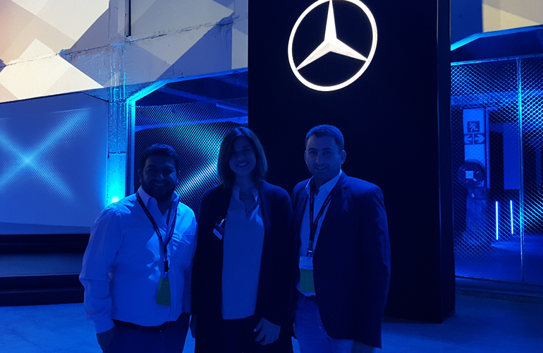 Από αριστερά: Πάνος Σειτανίδης, Στέλλα Μάνεση και Βασίλης Σαρημπαλίδης