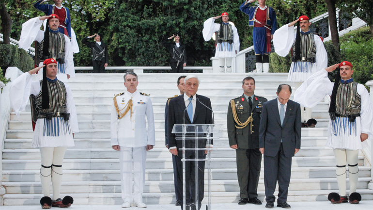 Δεξίωση για την αποκατάσταση της Δημοκρατίας στο Προεδρικό Μέγαρο