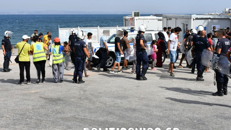 Μικροεπεισόδια μεταξύ μεταναστών στη Σούδα της Χίου