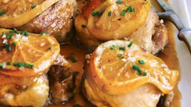 Κοτόπουλο με σάλτσα πορτοκαλιού