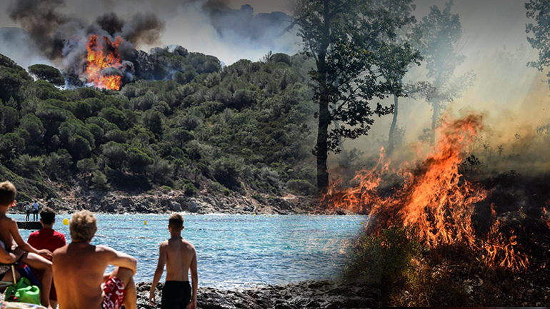 Εκτός ελέγχου οι δασικές πυρκαγιές στη Γαλλία