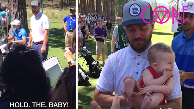 Ο Justin Timberlake πήρε αγκαλιά το μωρό ενός θαυμαστή