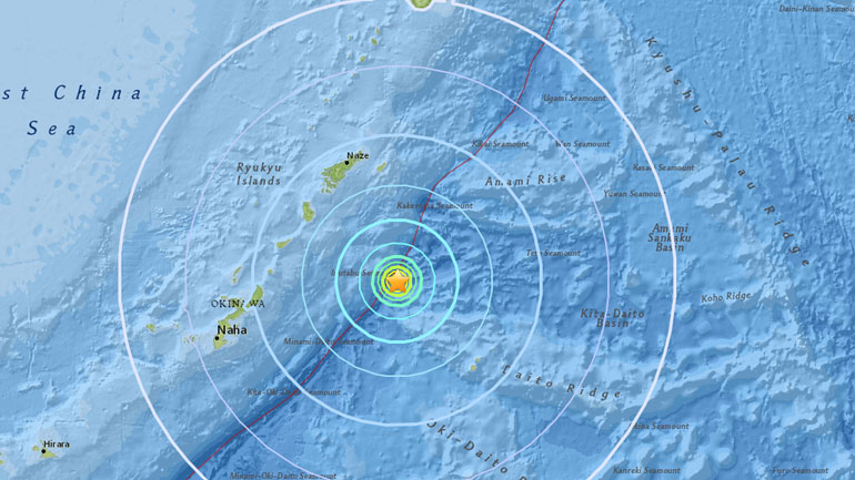 Σεισμός 5,9R στα ανοικτά της Ιαπωνίας