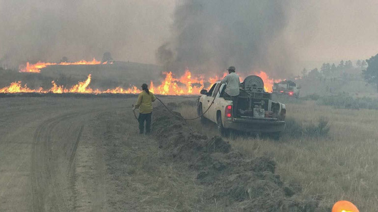 ΗΠΑ: Καλύτερη η εικόνα της φωτιάς στη Μοντάνα