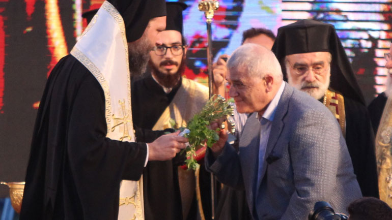 ΑΕΚ: Συγκίνηση και χαρά στον αγιασμό για την έναρξη των εργασιών στην «Αγια-Σοφιά»