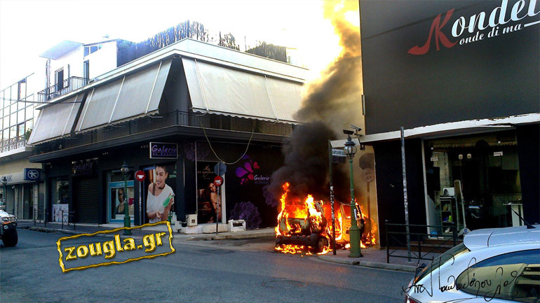 Ληστεία με πυροβολισμούς και εμπρησμό στη Νίκαια – Τραυματίστηκε ιδιοκτήτης καταστήματος